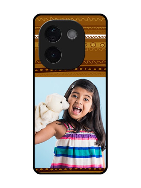 Custom iQOO Z9s Pro 5G Custom Glass Phone CaseFriends Picture Upload Design