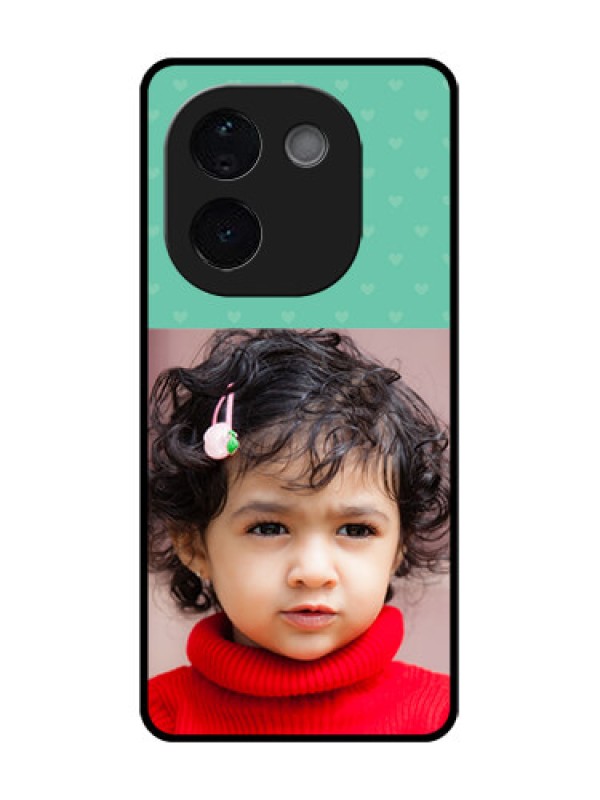 Custom iQOO Z9s Pro 5G Custom Glass Phone CaseLovers Picture Design
