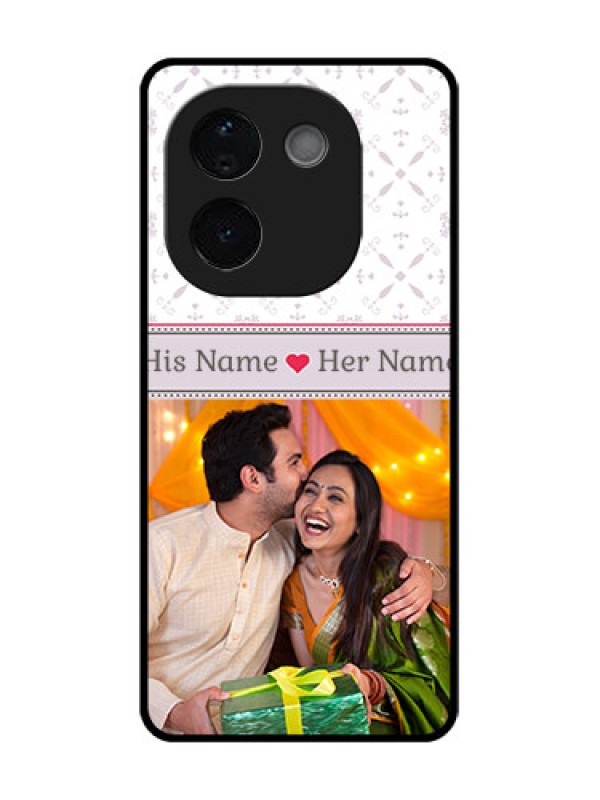 Custom iQOO Z9s Pro 5G Custom Glass Phone CaseWith Photo And Ethnic Design