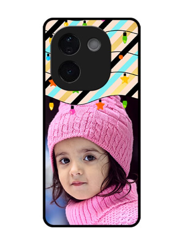 Custom iQOO Z9s Pro 5G Custom Glass Phone CaseLights Hanging Design