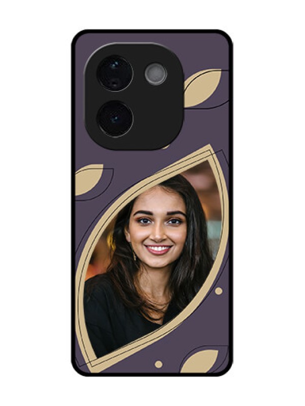 Custom iQOO Z9s Pro 5G Custom Glass Phone CaseFalling Leaf Design
