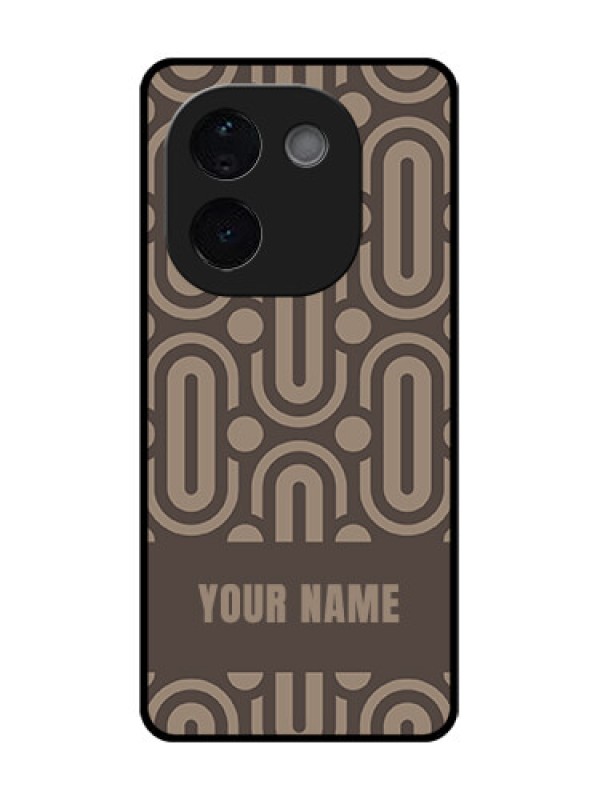 Custom iQOO Z9s Pro 5G Custom Glass Phone CaseCaptivating Zero Pattern Design
