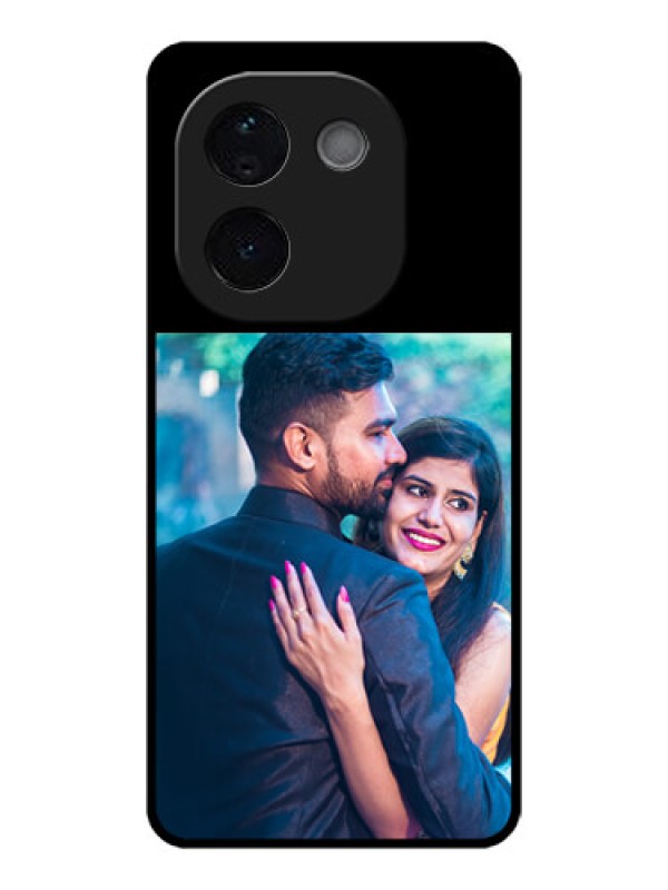 Custom iQOO Z9S Pro 5G Custom Glass Phone Case - Upload Full Picture With Custom Color Design