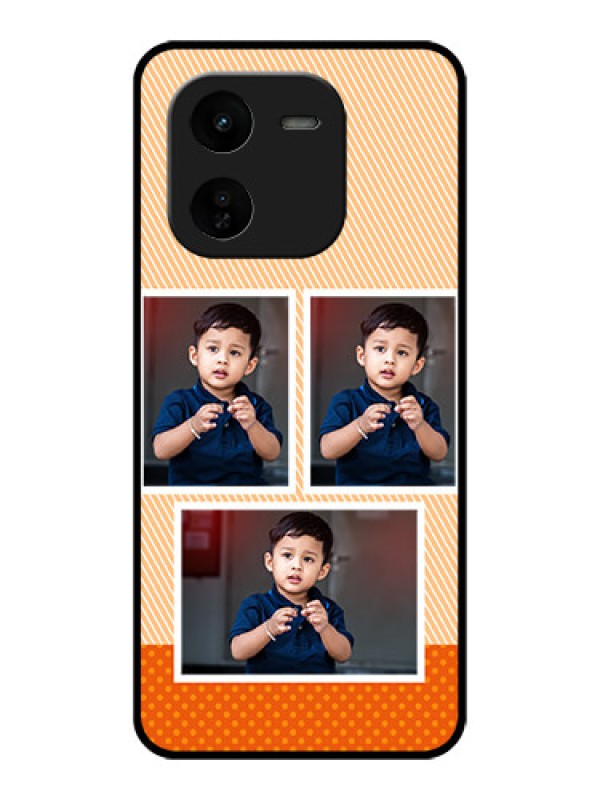 Custom iQOO Z9X 5G Custom Glass Phone CaseBulk Photos Upload Design