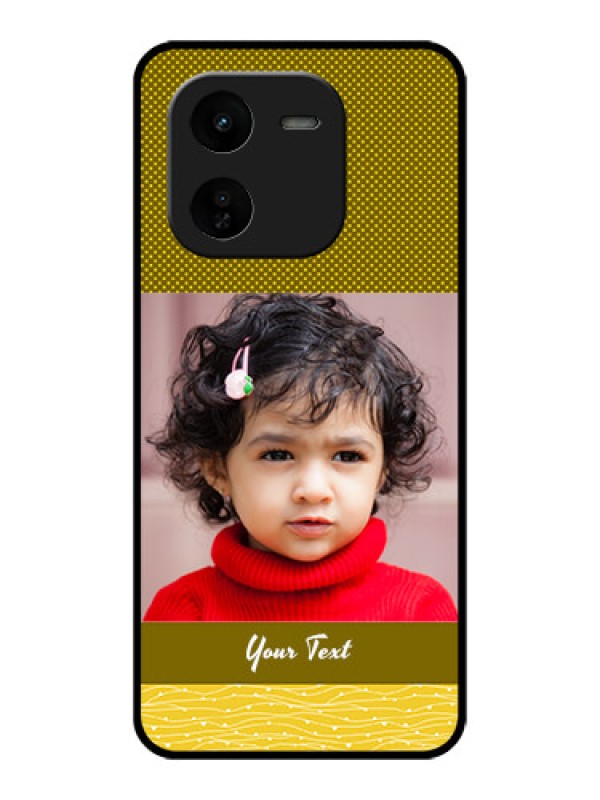 Custom iQOO Z9X 5G Custom Glass Phone CaseSimple Green Color Design