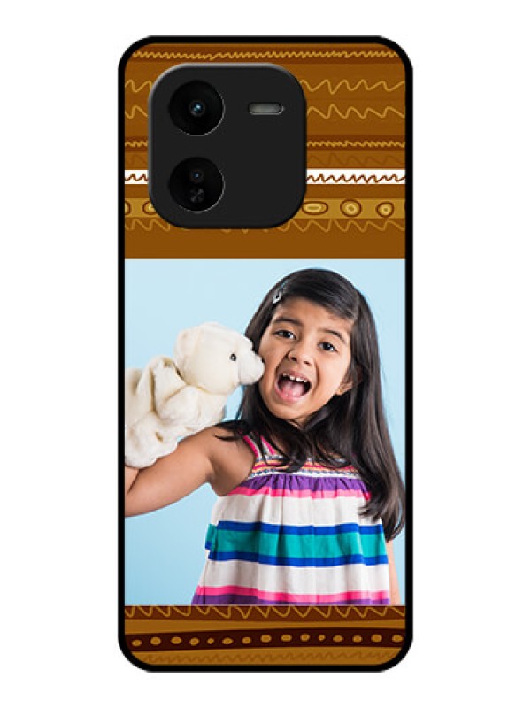 Custom iQOO Z9X 5G Custom Glass Phone CaseFriends Picture Upload Design