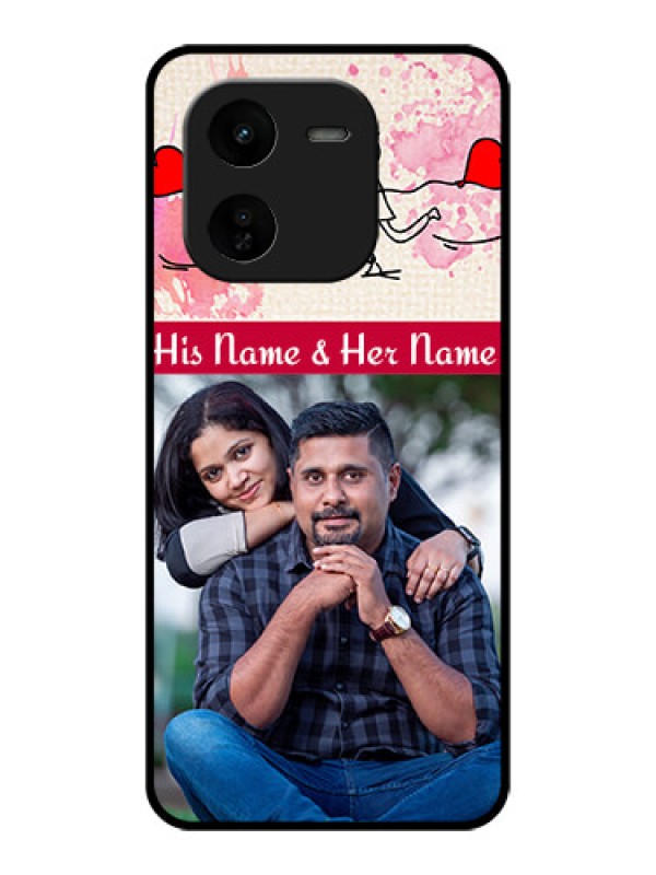 Custom iQOO Z9X 5G Custom Glass Phone CaseYou And Me Case Design