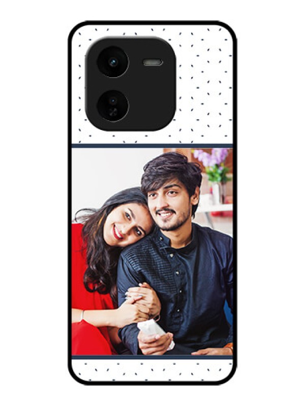 Custom iQOO Z9X 5G Custom Glass Phone CasePremium Dot Design