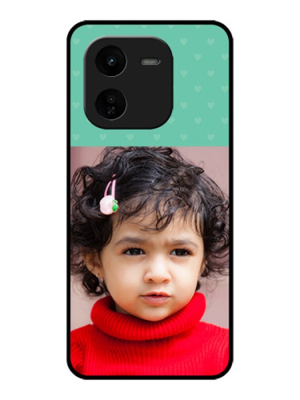Custom iQOO Z9X 5G Custom Glass Phone CaseLovers Picture Design