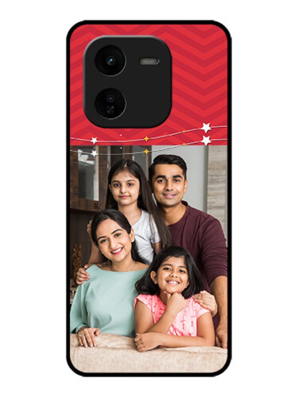 Custom iQOO Z9X 5G Custom Glass Phone CaseHappy Family Design