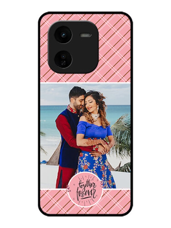 Custom iQOO Z9X 5G Custom Glass Phone CaseTogether Forever Design