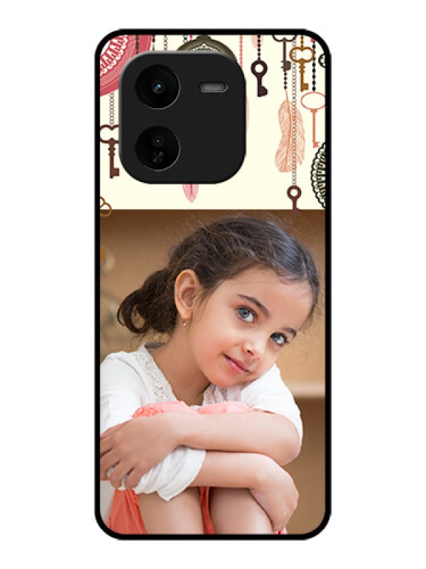 Custom iQOO Z9X 5G Custom Glass Phone CaseBoho Style Design