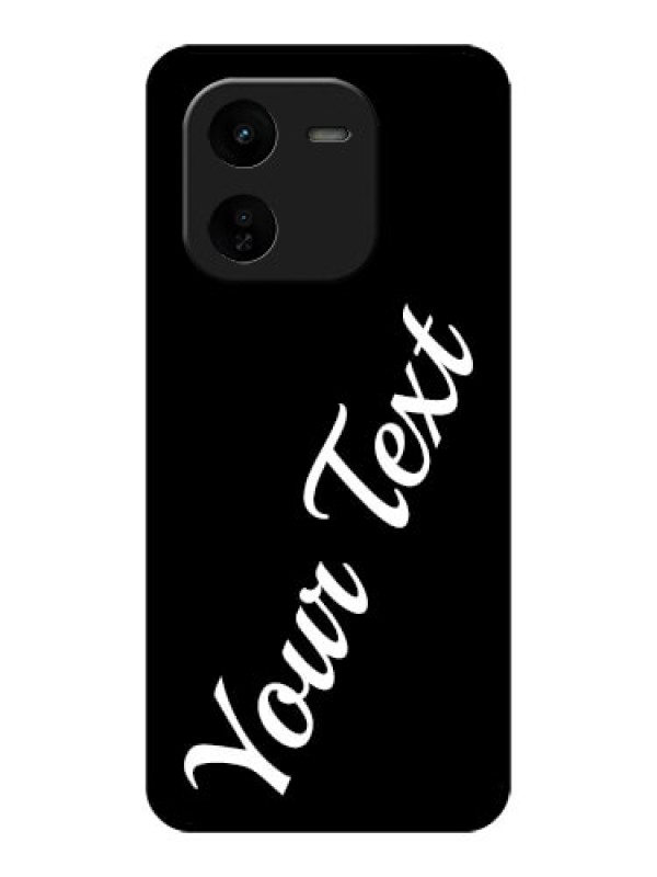Custom iQOO Z9X 5G Custom Glass Phone CaseWith Your Name Design