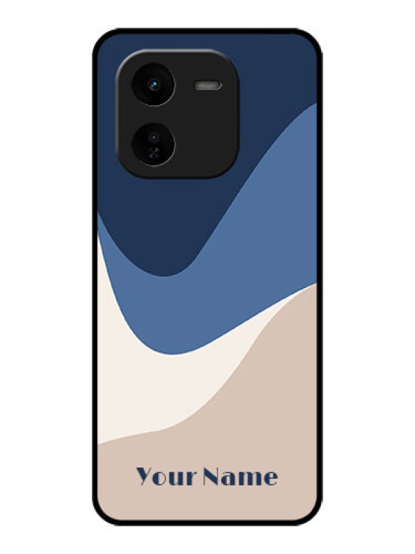 Custom iQOO Z9X 5G Custom Glass Phone CaseAbstract Drip Art Design