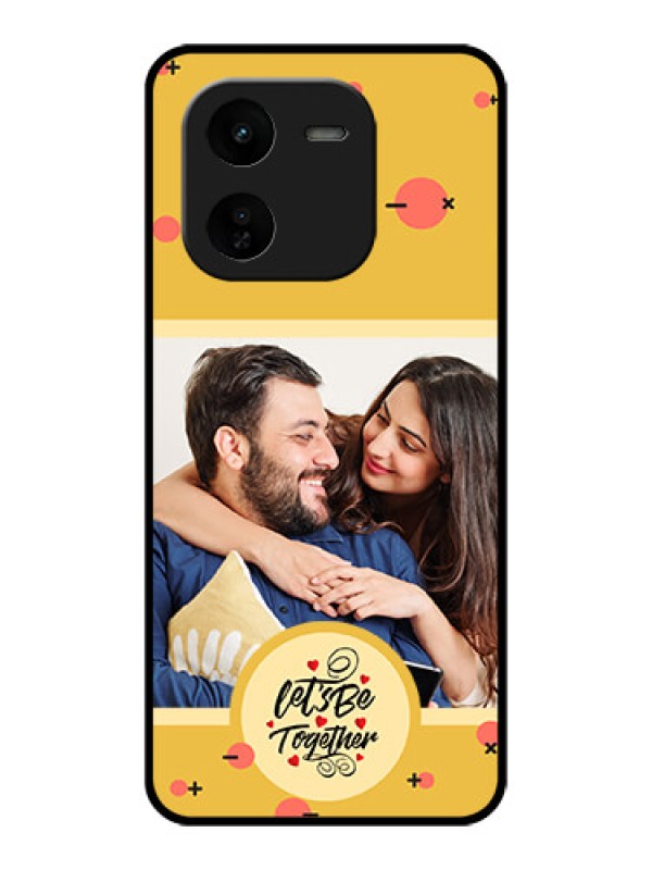 Custom iQOO Z9X 5G Custom Glass Phone CaseLets Be Together Design