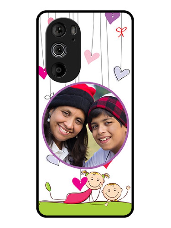 Custom Motorola Edge 30 Pro Custom Glass Phone Case - Cute Kids Phone Case Design
