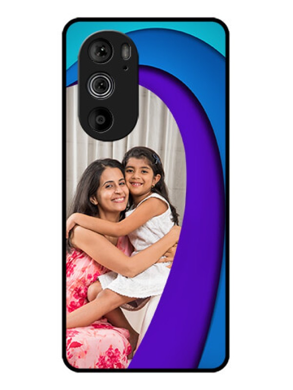 Custom Motorola Edge 30 Pro Custom Glass Phone Case - Simple Pattern Design
