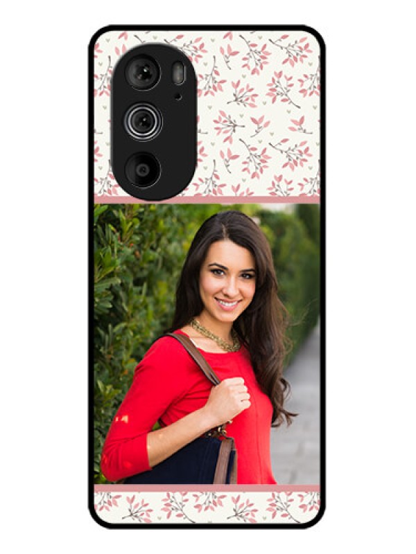 Custom Motorola Edge 30 Pro Custom Glass Phone Case - Stunning Floral Design