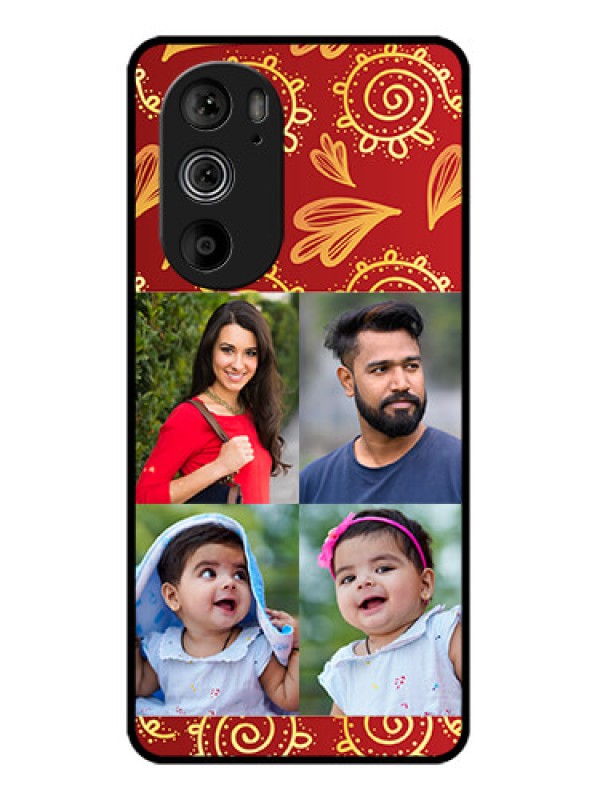 Custom Motorola Edge 30 Pro Custom Glass Phone Case - 4 Image Traditional Design