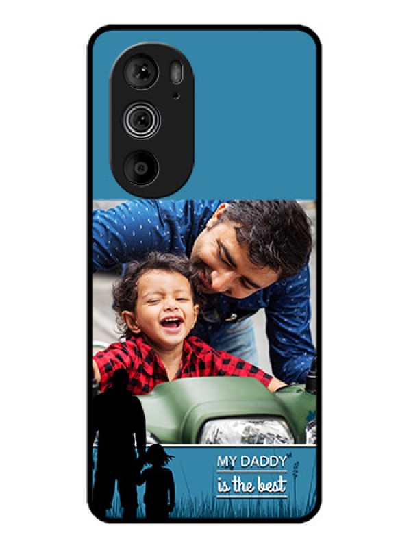 Custom Motorola Edge 30 Pro Custom Glass Phone Case - Best Dad Design