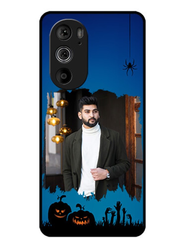 Custom Motorola Edge 30 Pro Custom Glass Phone Case - With Pro Halloween Design