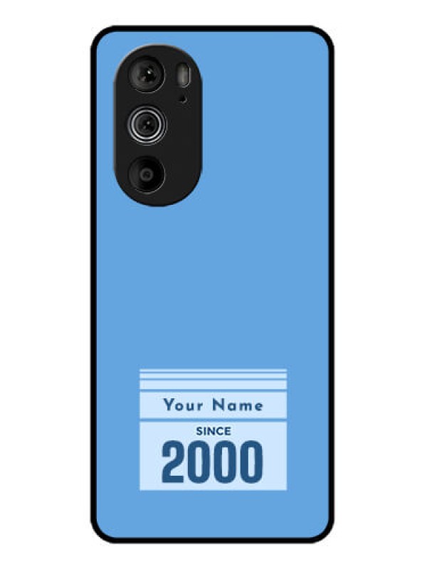 Custom Motorola Edge 30 Pro Custom Glass Phone Case - Custom Year Of Birth Design