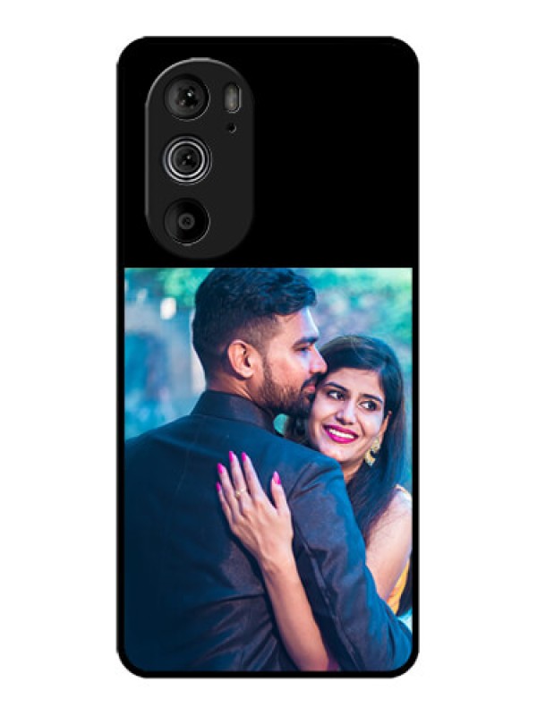 Custom Motorola Edge 30 Pro Custom Glass Phone Case - Upload Full Picture With Custom Color Design