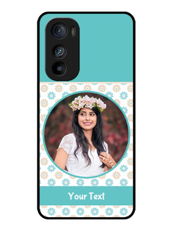 Custom Motorola Edge 30 Custom Glass Phone Case - Beautiful Flowers Design