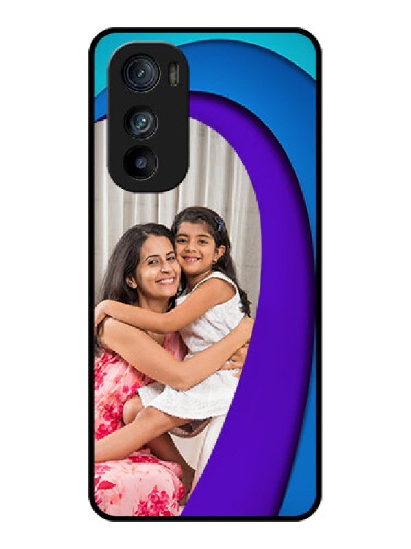 Custom Motorola Edge 30 Custom Glass Phone Case - Simple Pattern Design