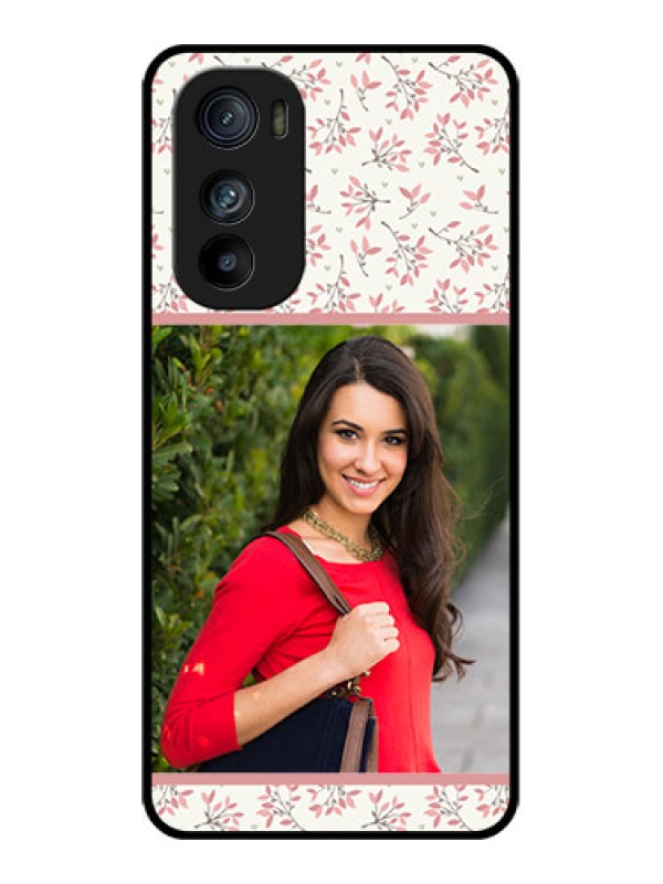 Custom Motorola Edge 30 Custom Glass Phone Case - Stunning Floral Design