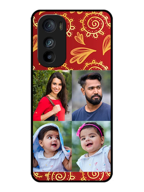 Custom Motorola Edge 30 Custom Glass Phone Case - 4 Image Traditional Design