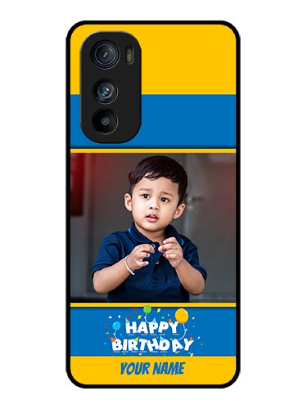 Custom Motorola Edge 30 Custom Glass Phone Case - Birthday Wishes Design