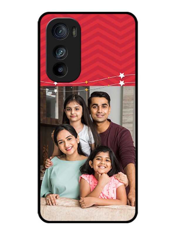 Custom Motorola Edge 30 Custom Glass Phone Case - Happy Family Design