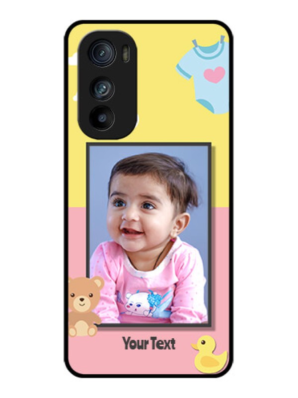 Custom Motorola Edge 30 Custom Glass Phone Case - Kids 2 Color Design