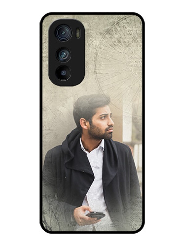 Custom Motorola Edge 30 Custom Glass Phone Case - With Vintage Design
