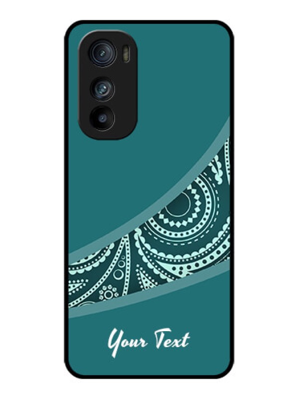 Custom Motorola Edge 30 Custom Glass Phone Case - Semi Visible Floral Design