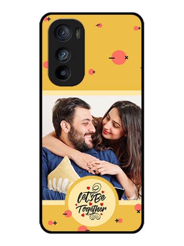 Custom Motorola Edge 30 Custom Glass Phone Case - Lets Be Together Design