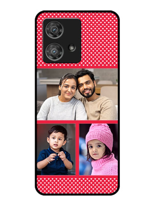 Custom Motorola Edge 40 Neo Custom Glass Phone Case - Bulk Photo Upload Design