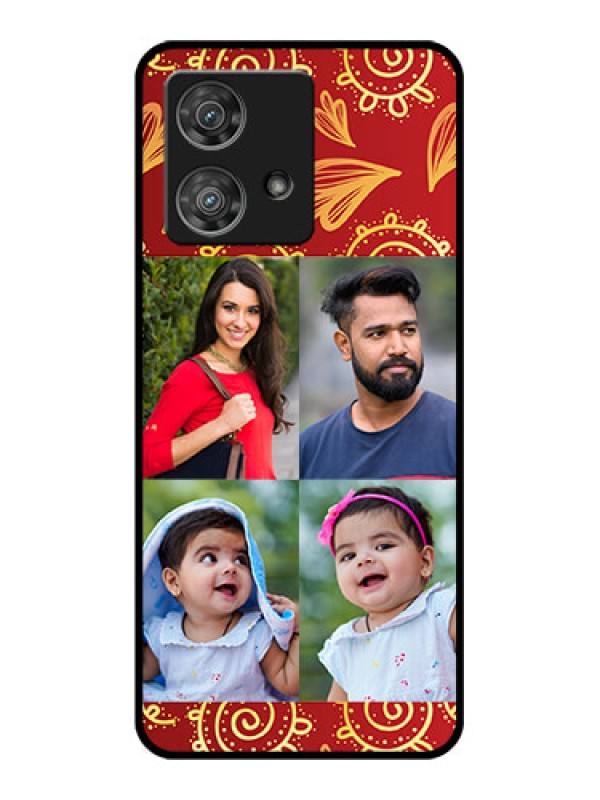 Custom Motorola Edge 40 Neo Custom Glass Phone Case - 4 Image Traditional Design
