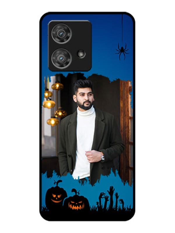 Custom Motorola Edge 40 Neo Custom Glass Phone Case - With Pro Halloween Design