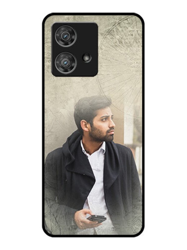 Custom Motorola Edge 40 Neo Custom Glass Phone Case - With Vintage Design
