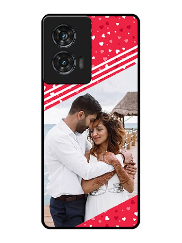 Custom Motorola Edge 50 Fusion Custom Glass Phone CaseValentines Gift Design
