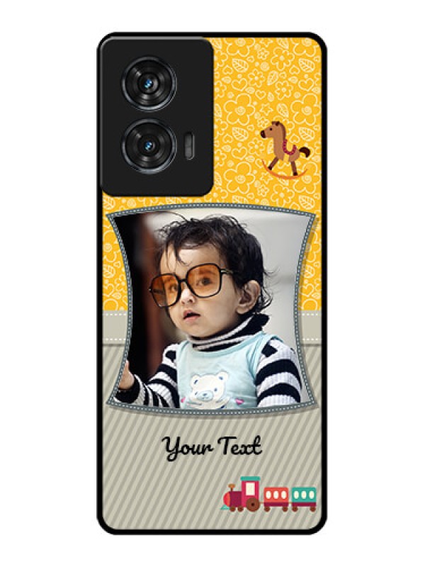 Custom Motorola Edge 50 Fusion Custom Glass Phone CaseBaby Picture Upload Design