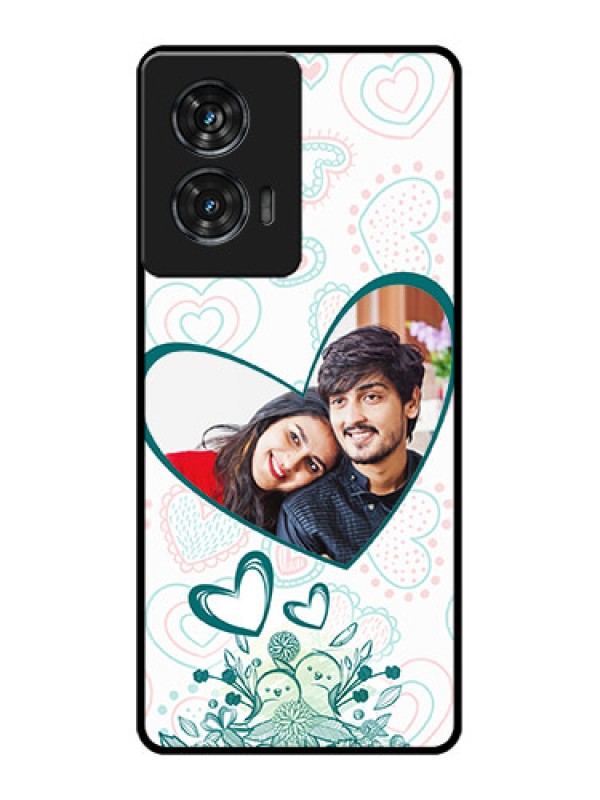 Custom Motorola Edge 50 Fusion Custom Glass Phone CasePremium Couple Design