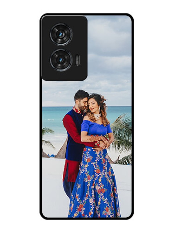 Custom Motorola Edge 50 Fusion Custom Glass Phone CaseUpload Full Picture Design
