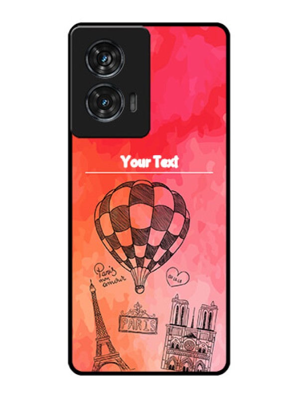Custom Motorola Edge 50 Fusion Custom Glass Phone CaseParis Theme Design