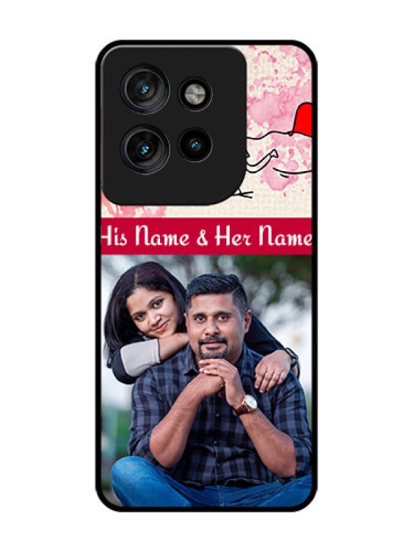 Custom Motorola Edge 50 Neo Custom Glass Phone CaseYou And Me Case Design