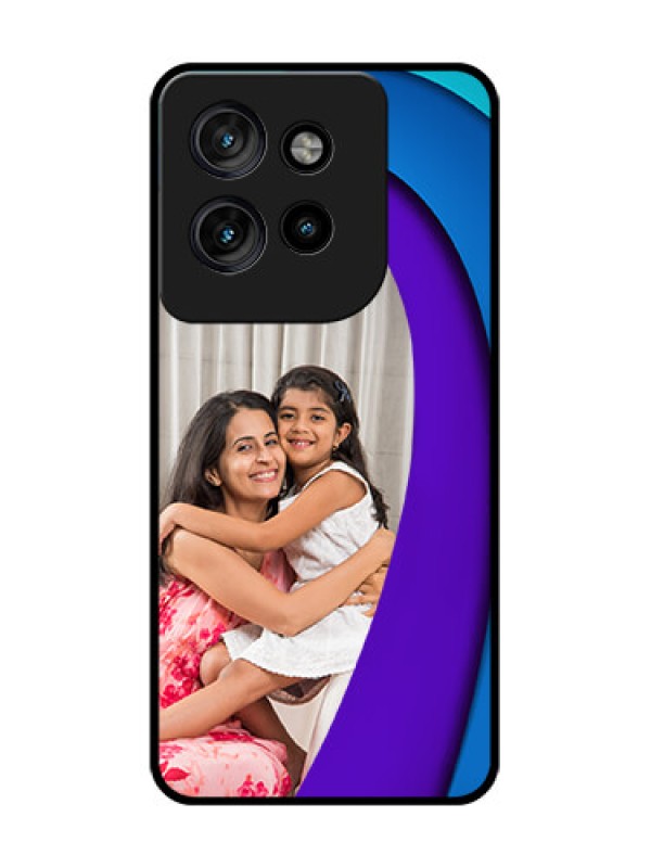 Custom Motorola Edge 50 Neo Custom Glass Phone CaseSimple Pattern Design