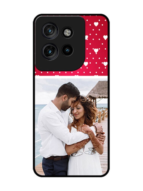 Custom Motorola Edge 50 Neo Custom Glass Phone CaseHearts Mobile Case Design