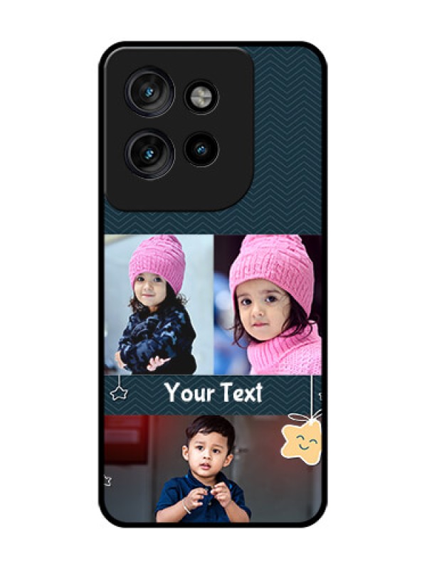 Custom Motorola Edge 50 Neo Custom Glass Phone CaseHanging Stars Design